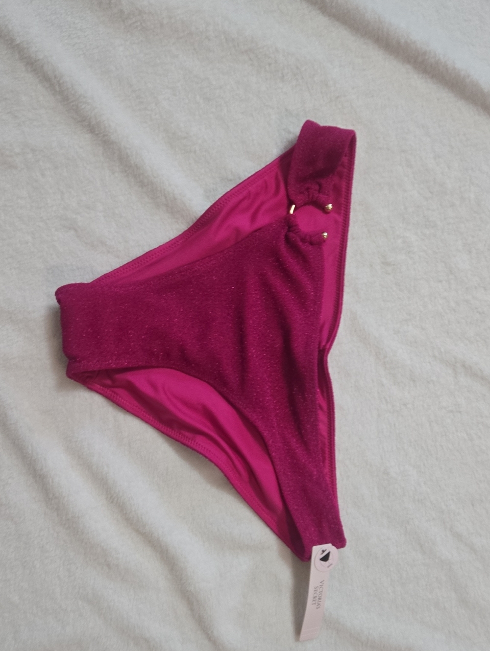 Victoria's Secret Hot Pink Glitter Bikini Bottom